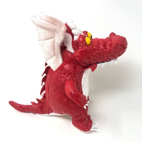 Room On The Broom - Red Dragon Plush Stuffed Animal Toy 8-Inch - Picture 3 of 6